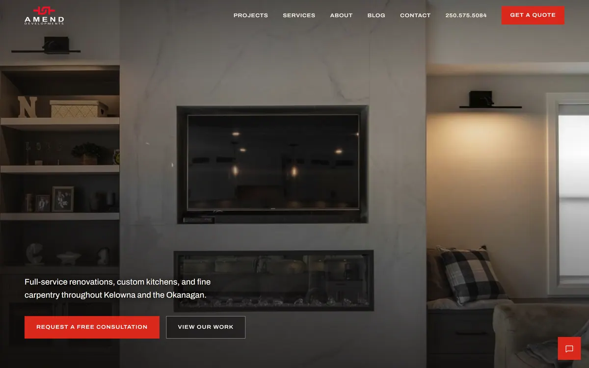 Amend Developments website